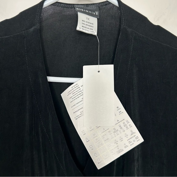 New Citiknit Women’s 2 Piece 1X Black Outfit BNWT Sleeveless - Picture 4 of 4